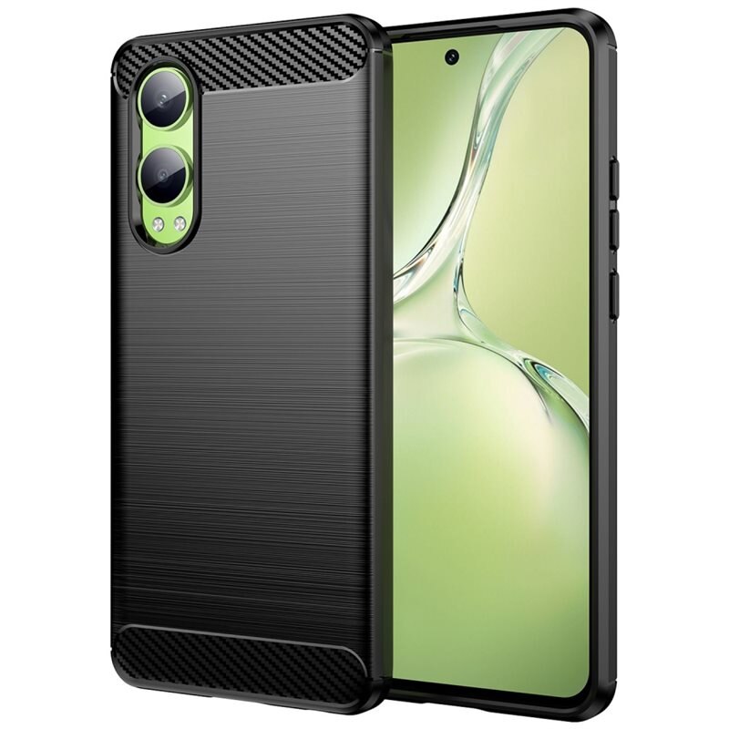tectTech OnePlus Nord CE 4 Lite Deksel TPU Brushed Svart - Mobildeksel