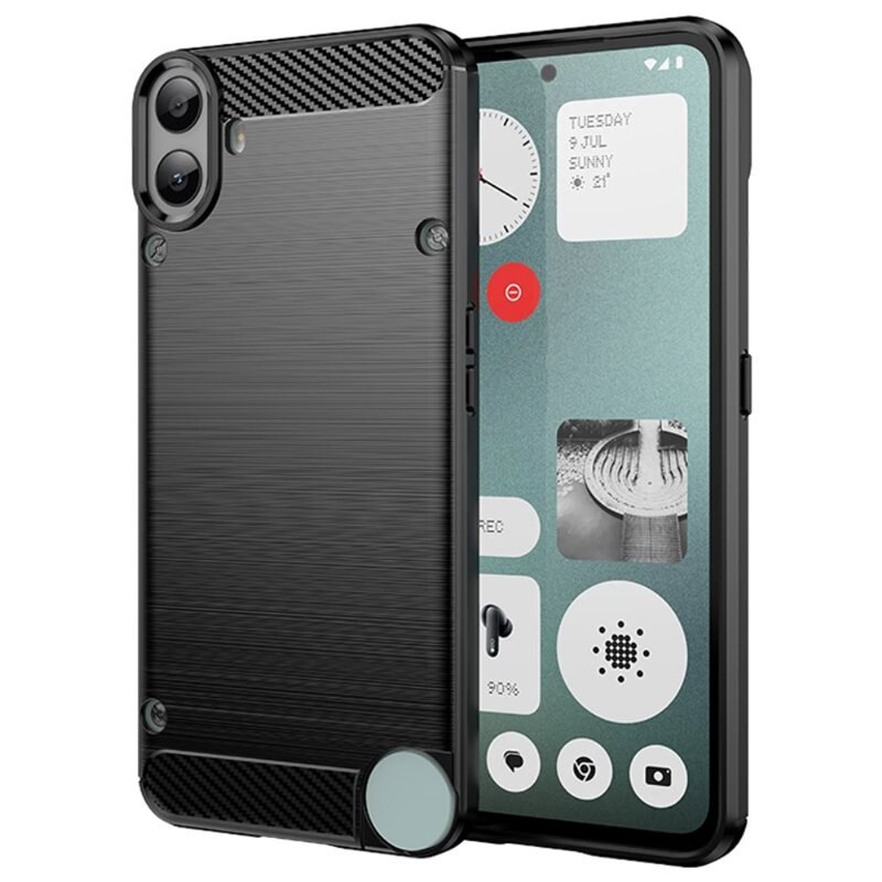 tectTech Nothing CMF Phone 1 Deksel TPU Brushed Svart - Mobildeksel