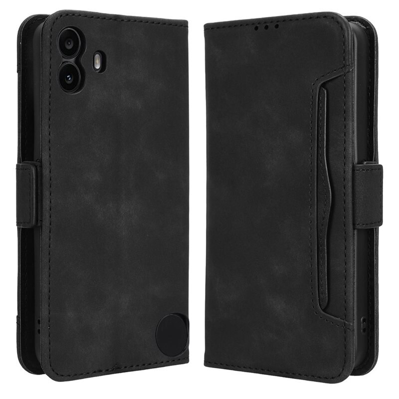 Multi Lommebokdeksel Nothing CMF Phone 1 svart - Mobildeksel - Kortlomme og seddellomme