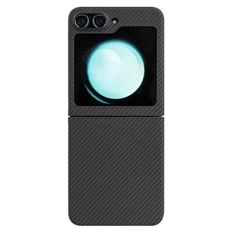 Slim Deksel Aramidfiber Samsung Galaxy Z Flip 7 FE svart