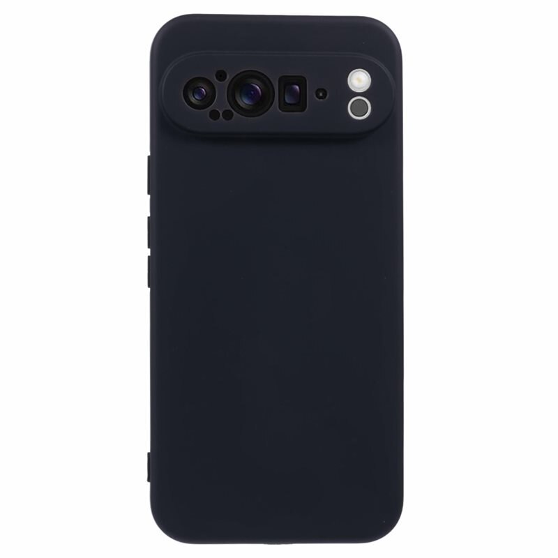 Støtsikker Deksel TPU Google Pixel 9 Pro Svart - Stilig deksel i morsom farge med beskyttelse for linsene