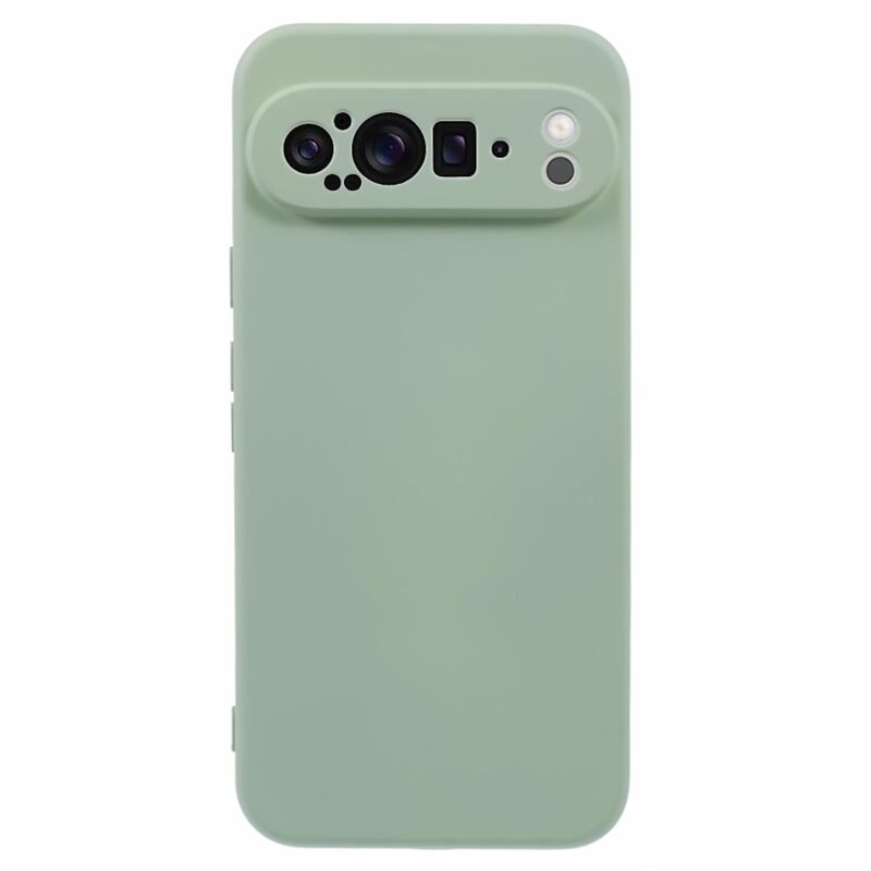 Støtsikker Deksel TPU Google Pixel 9 Pro Grønn - Stilig deksel i morsom farge med beskyttelse for linsene
