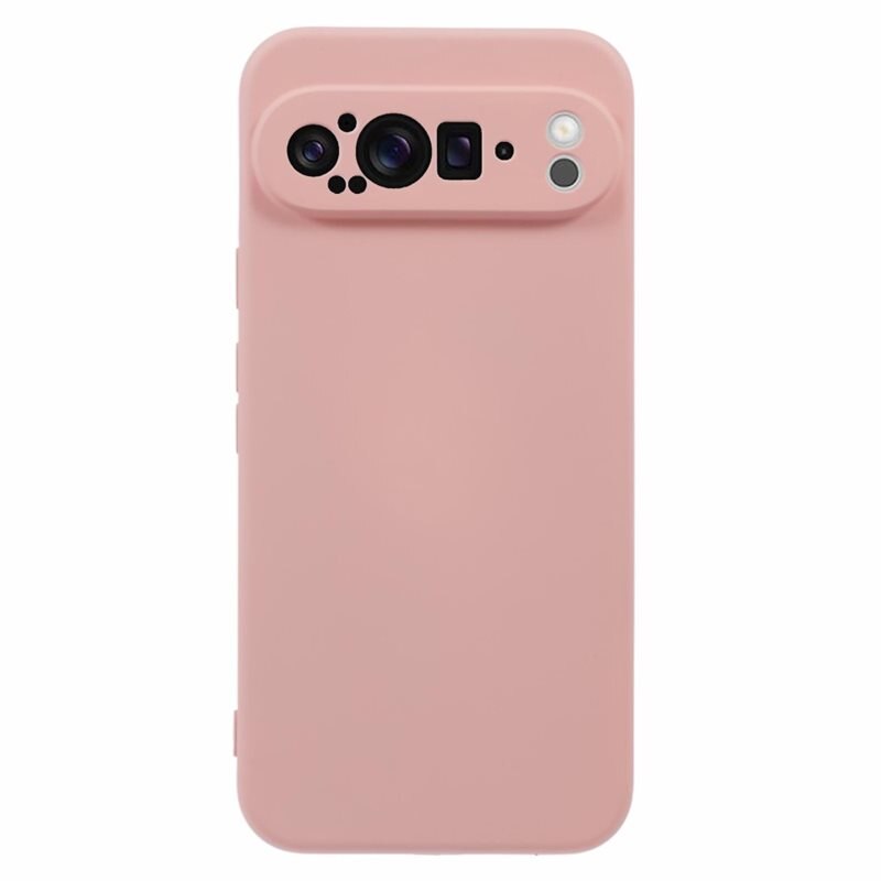 Støtsikker Deksel TPU Google Pixel 9 Pro XL Rosa - Stilig deksel i morsom farge med beskyttelse for linsene
