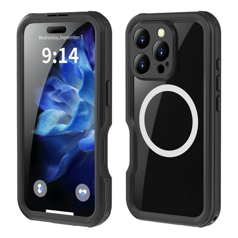 REDPEPPER Vannbestandig Deksel MagSafe iPhone 16 Pro gjennomsiktig