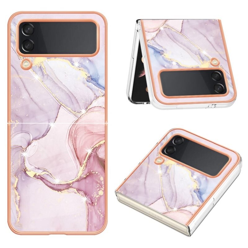 TPU Deksel Samsung Galaxy Z Flip 4 Flerfarget/mønster - Stilig og enkelt deksel