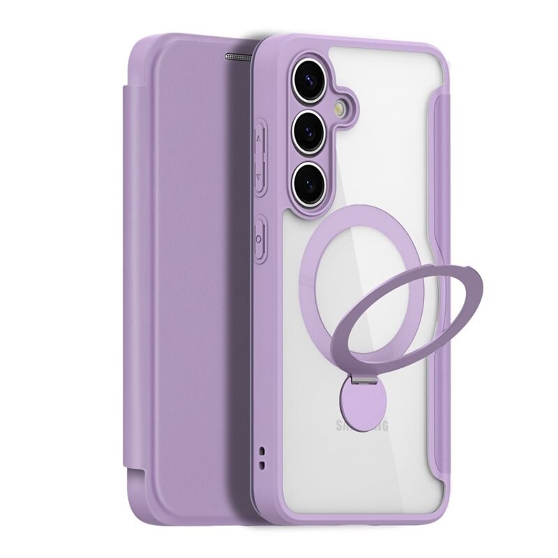 Dux Ducis Skin X Pro MagSafe Kickstand Samsung Galaxy S25 lilla