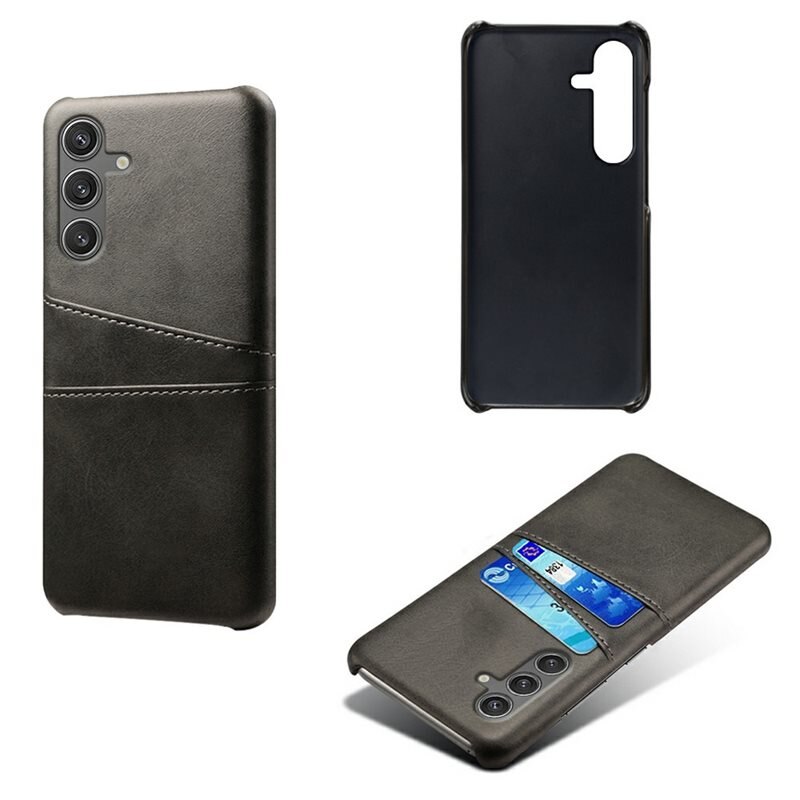 tectTech Card Slots Case Samsung Galaxy S25 Svart - Mobildeksel med praktisk kortspor
