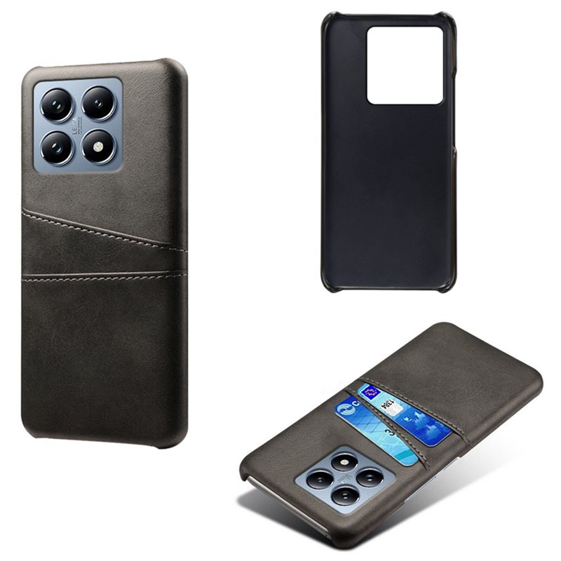 tectTech Card Slots Case Xiaomi 14T Pro Svart - Mobildeksel med praktisk kortspor