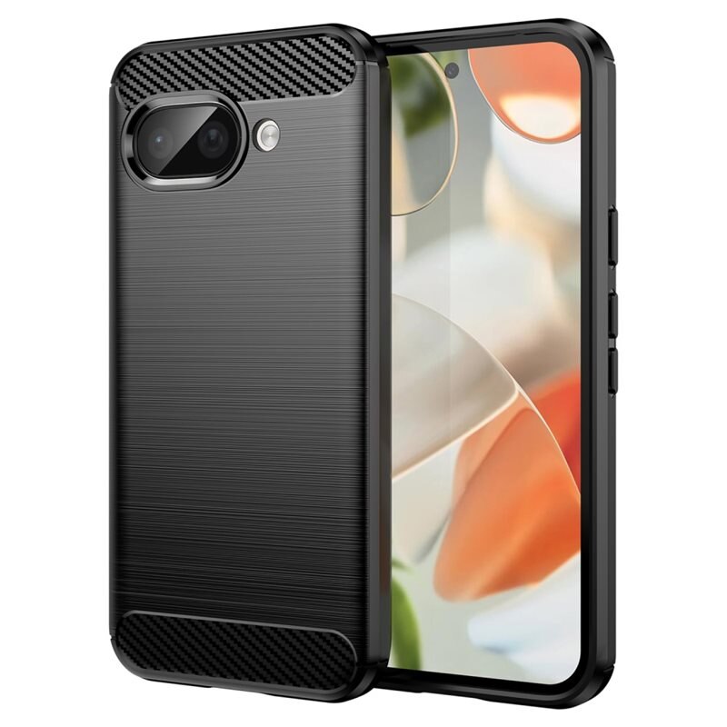 tectTech Google Pixel 9a Deksel TPU Brushed Svart - Mobildeksel