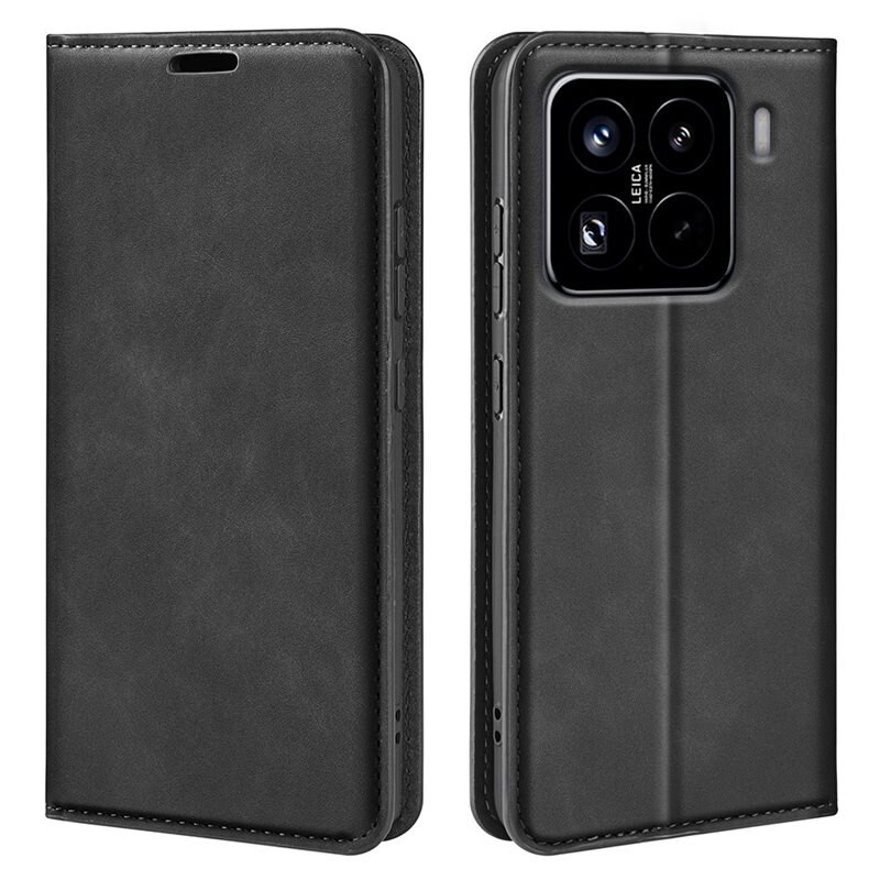 Xiaomi 15 Pro Slim Mobilveske Svart - Lommeboketui i slank design