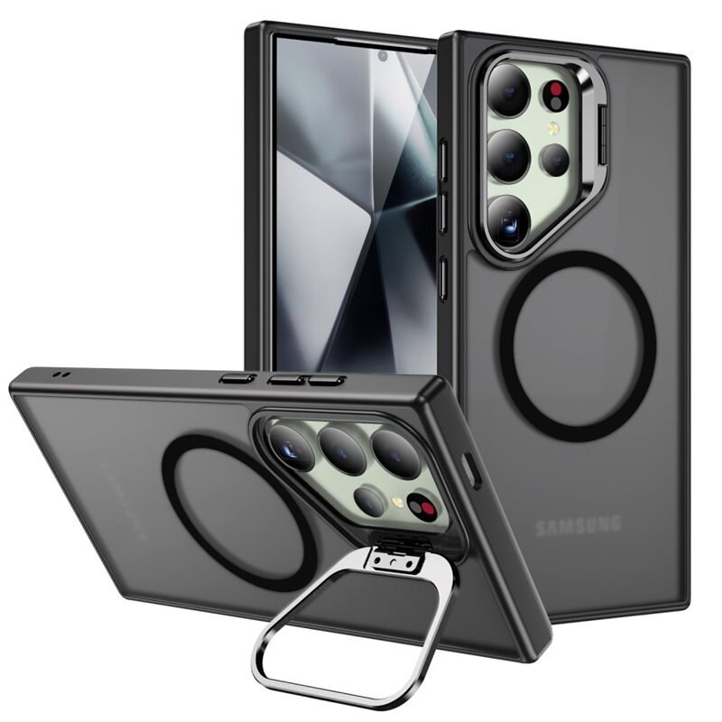 Hybriddeksel Kickstand MagSafe Samsung Galaxy S25 Ultra Svart