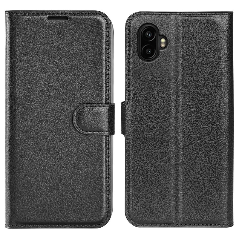 Mobilveske Samsung Galaxy Xcover 7 Pro Svart - Pengepungdeksel med kortlomme