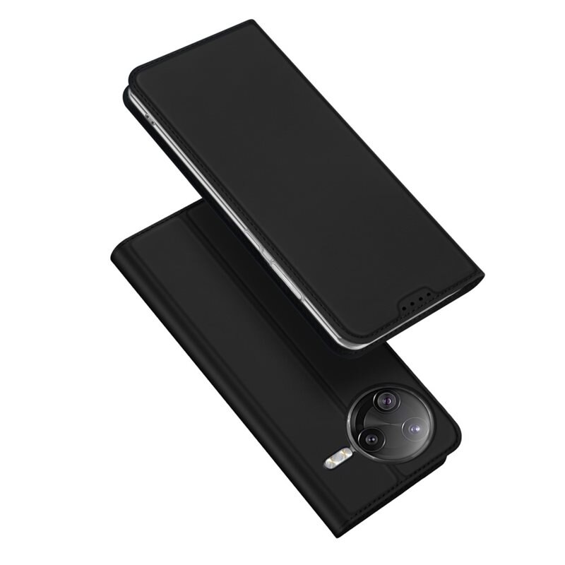 Dux Ducis Skin Pro Series Xiaomi Poco F7 Ultra - Svart - Tynn lommebokdeksel med kortlommer og innebygd ståfunksjon