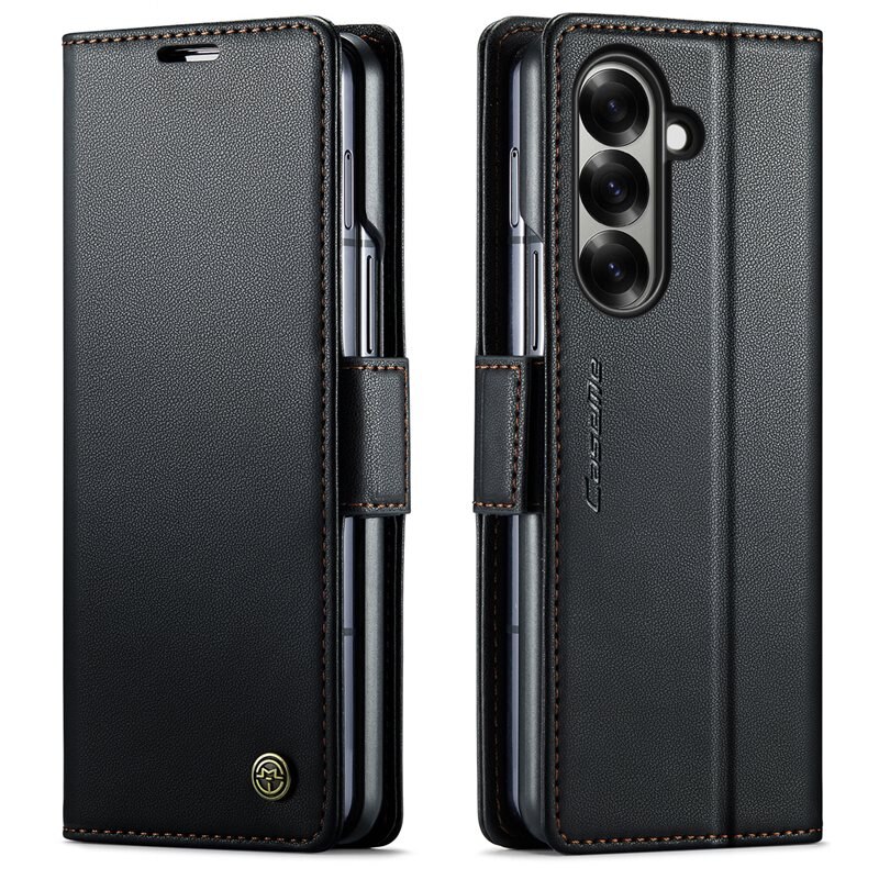 CaseMe RFID blocking Slim Lommebokveske Samsung Galaxy Z Fold 7 svart