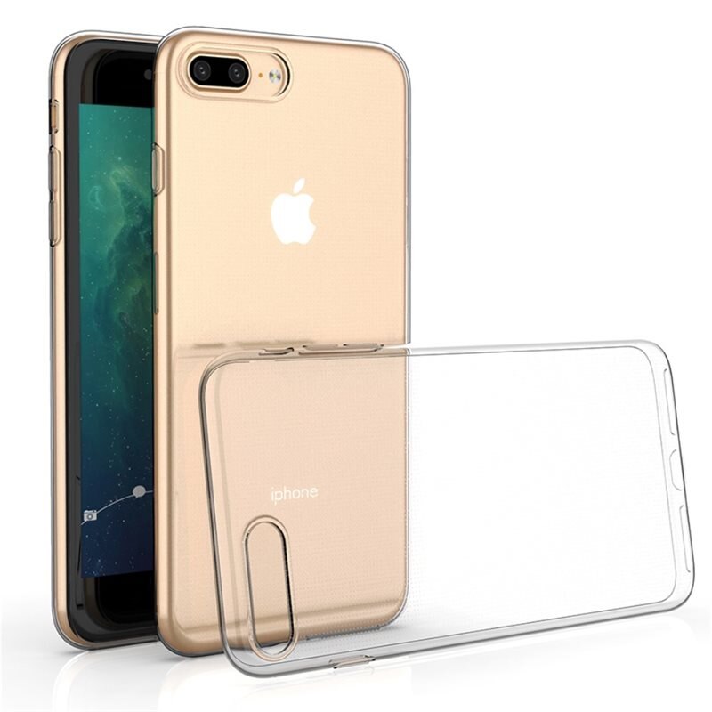 tectTech TPU Deksel iPhone 7 Plus/iPhone 8 Plus Gjennomsiktig - Mobildeksel