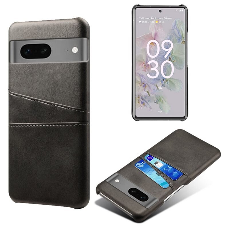 tectTech Card Slots Case Google Pixel 7a Svart - Mobildeksel med praktisk kortspor