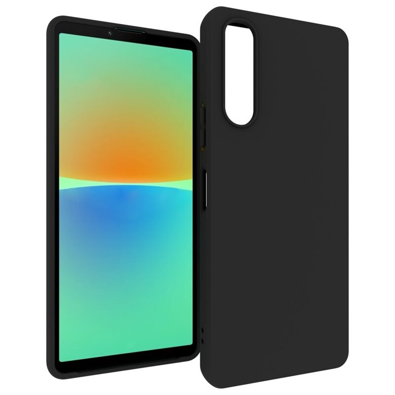 TPU Deksel Sony Xperia 10 V Svart - Stilig og enkelt deksel