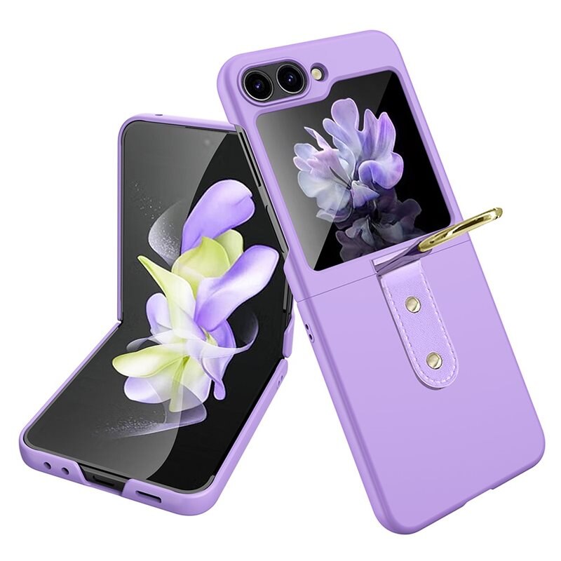 Samsung Galaxy Z Flip 6 Deksel ringholder lilla