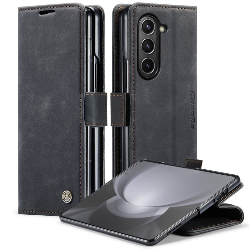 CaseMe Slim Lommebokveske Samsung Galaxy Z Fold 5 svart