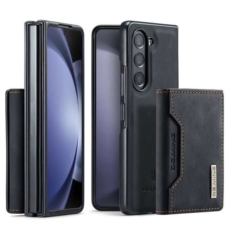 DG.MING Magnetic Card Slot Case Samsung Galaxy Z Fold 6 Black