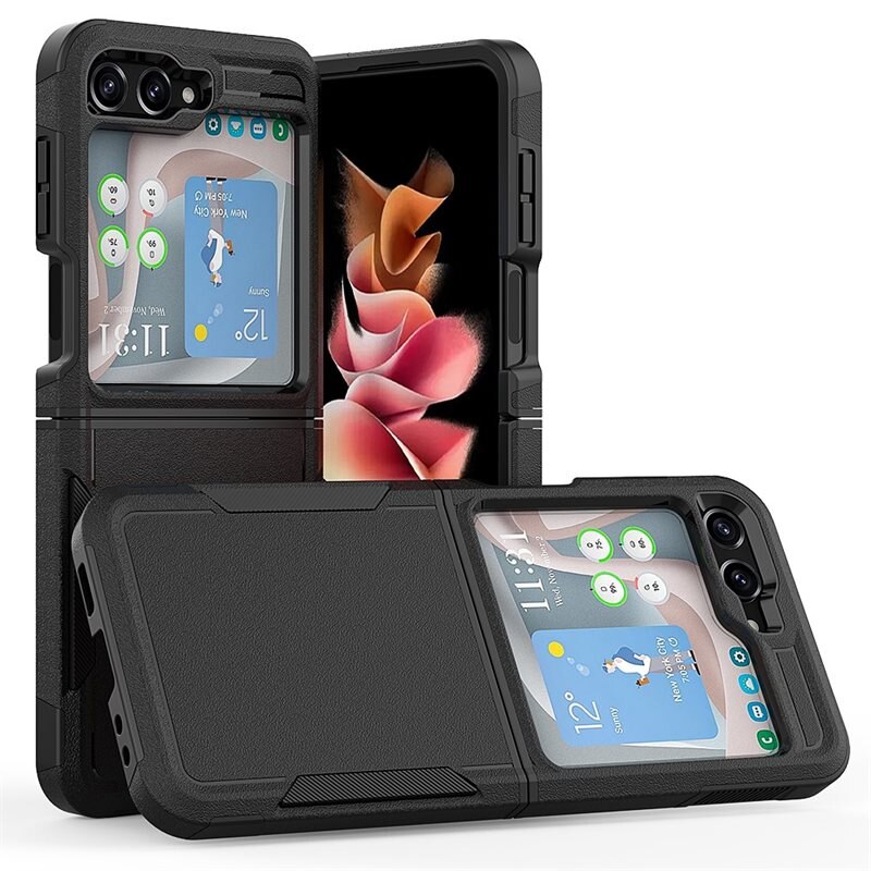 tectTech Off-roas Hybriddeksel Samsung Galaxy Z Flip 5 svart