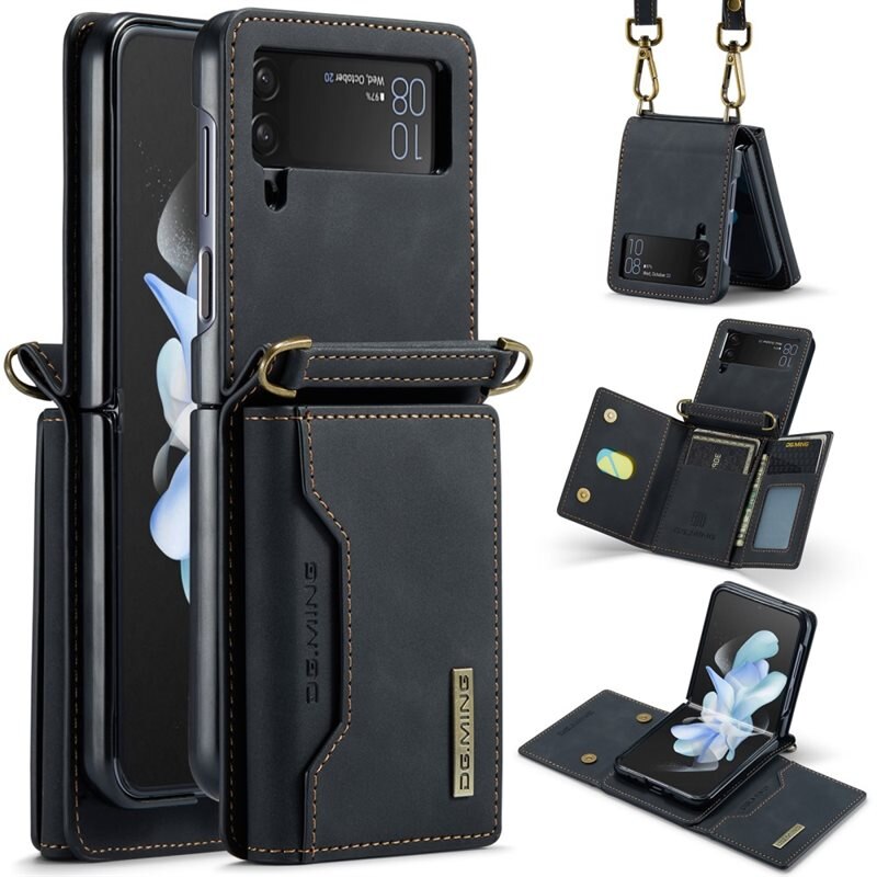 DG.MING Card Slot Case Samsung Galaxy Z Flip 3 Black