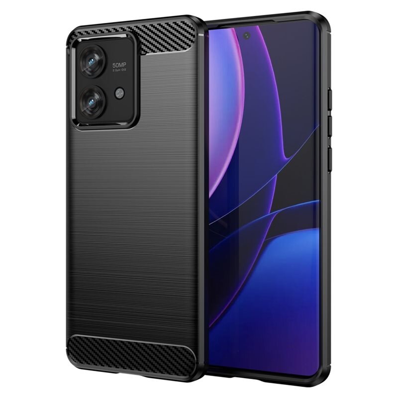 tectTech Motorola Edge 40 Neo Deksel TPU Brushed Svart - Mobildeksel
