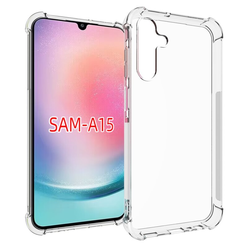 tectTech TPU Case Extra Samsung Galaxy A15 Clear - Mobildeksel