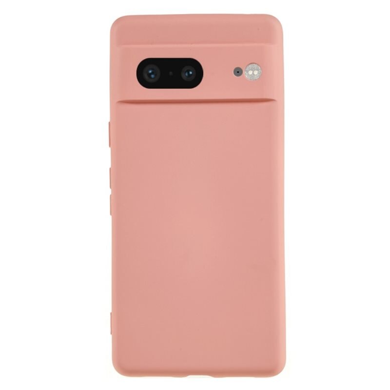 Støtsikker Deksel TPU Google Pixel 8 Rosa - Stilig deksel i morsom farge med beskyttelse for linsene