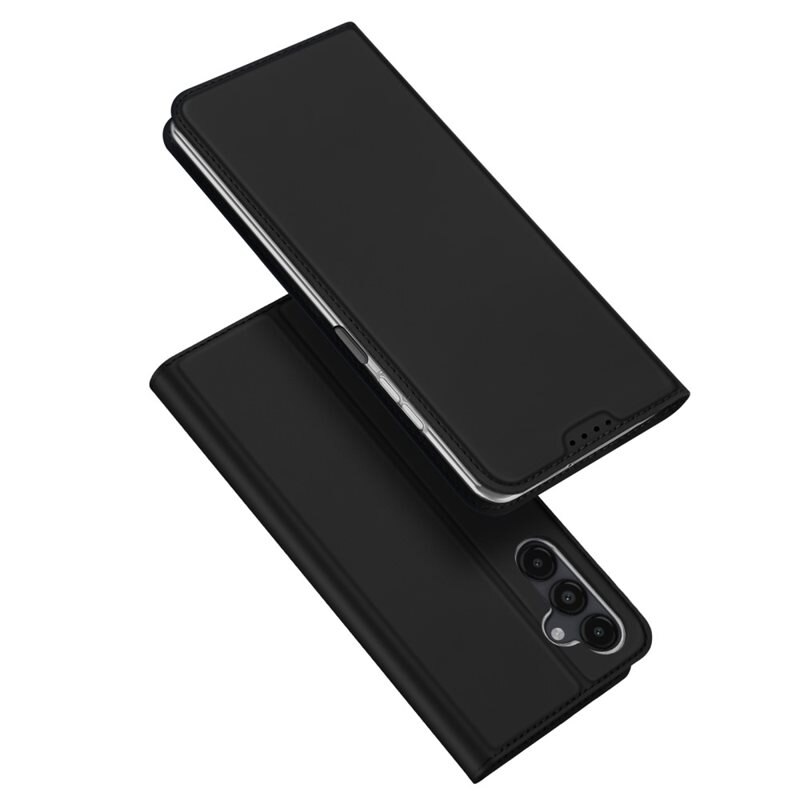 Dux Ducis Skin Pro Series Samsung Galaxy A15 - Svart - Tynn lommebokdeksel med kortlommer og innebygd ståfunksjon