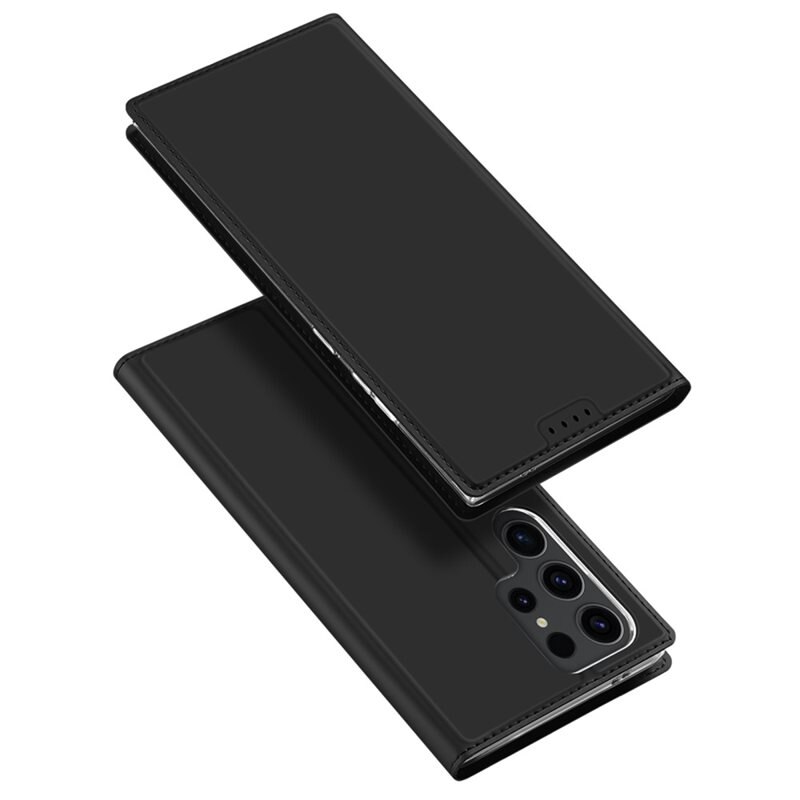 Dux Ducis Skin Pro Series Samsung Galaxy S24 Ultra - Svart - Tynn lommebokdeksel med kortlommer og innebygd ståfunksjon