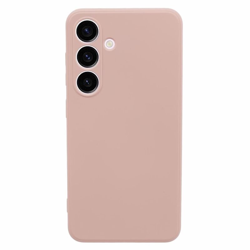 Støtsikker Deksel TPU Samsung Galaxy S24 Rosa - Stilig deksel i morsom farge med beskyttelse for linsene