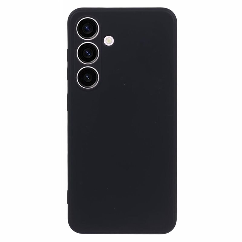Støtsikker Deksel TPU Samsung Galaxy S24 Plus Svart - Stilig deksel i morsom farge med beskyttelse for linsene