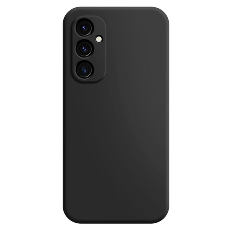 Støtsikker Deksel TPU Samsung Galaxy A35 Svart - Stilig deksel i morsom farge med beskyttelse for linsene