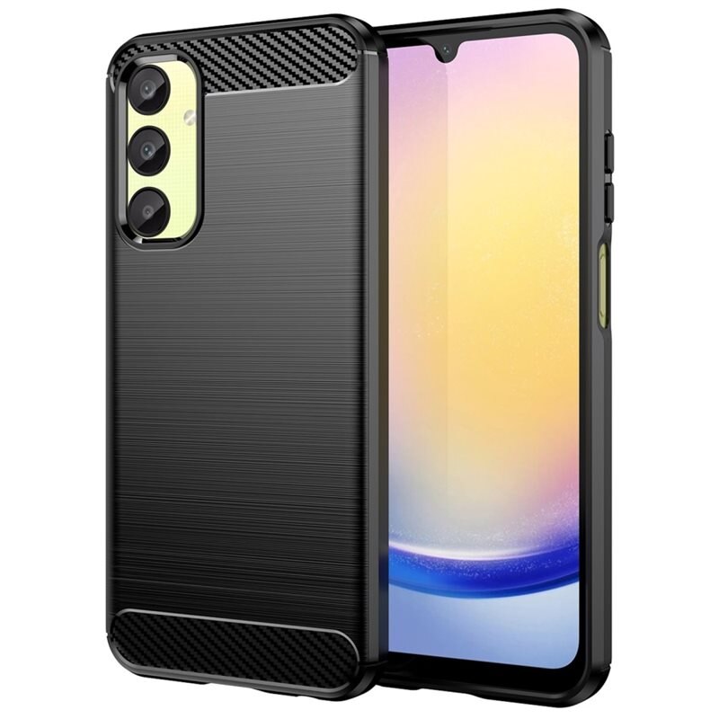 tectTech Samsung Galaxy A25 Deksel TPU Brushed Svart - Mobildeksel