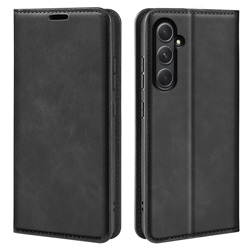 Samsung Galaxy A55 Slim Mobilveske Svart - Lommeboketui i slank design
