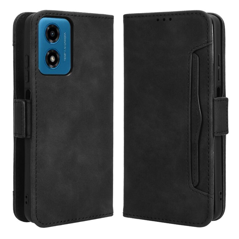 Multi Lommebokdeksel Motorola Moto G04 svart - Mobildeksel - Kortlomme og seddellomme