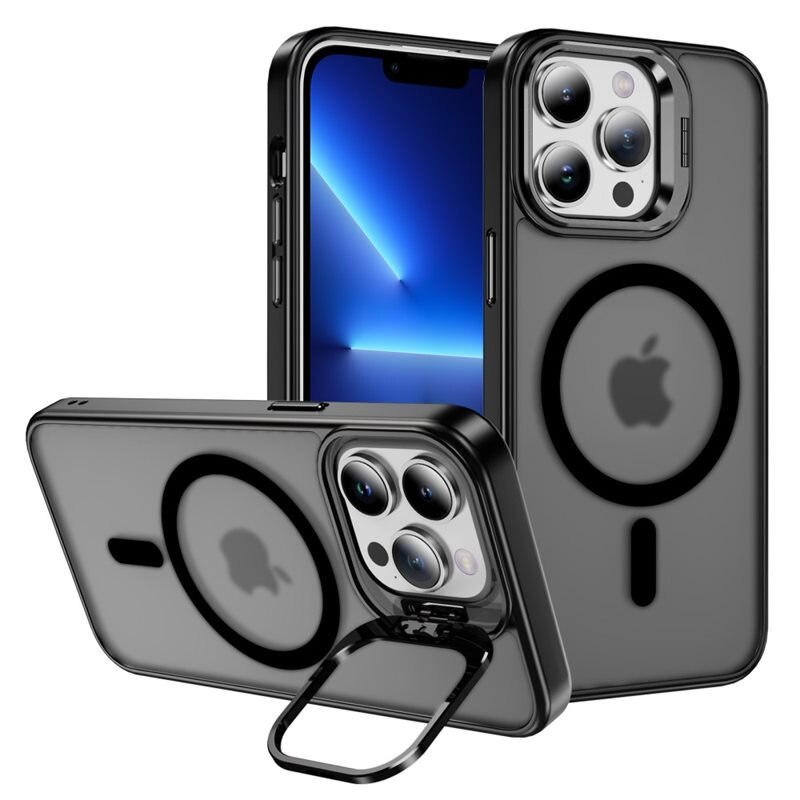 Hybriddeksel Kickstand MagSafe iPhone 13 Pro Svart