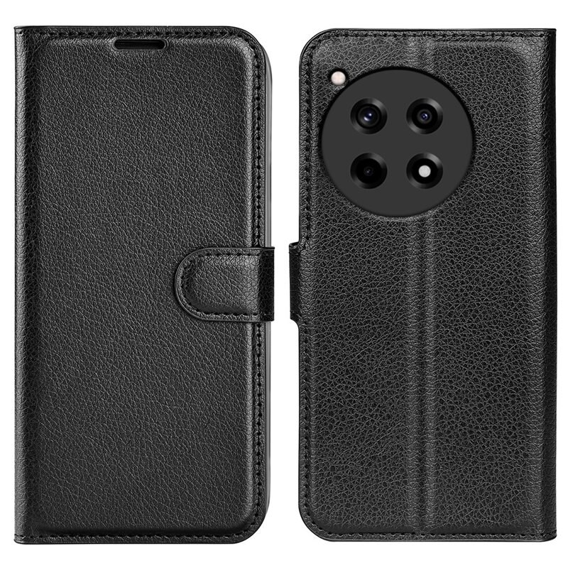 Mobilveske OnePlus 12R Svart - Pengepungdeksel med kortlomme