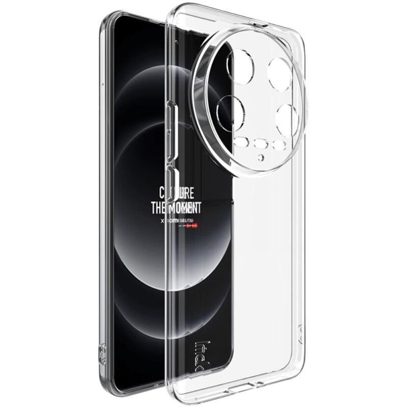 Imak TPU Deksel Xiaomi 14 Ultra Gjennomsiktig - Stilrent mobildeksel - Beskytter mobilen din mot skader og slitasje