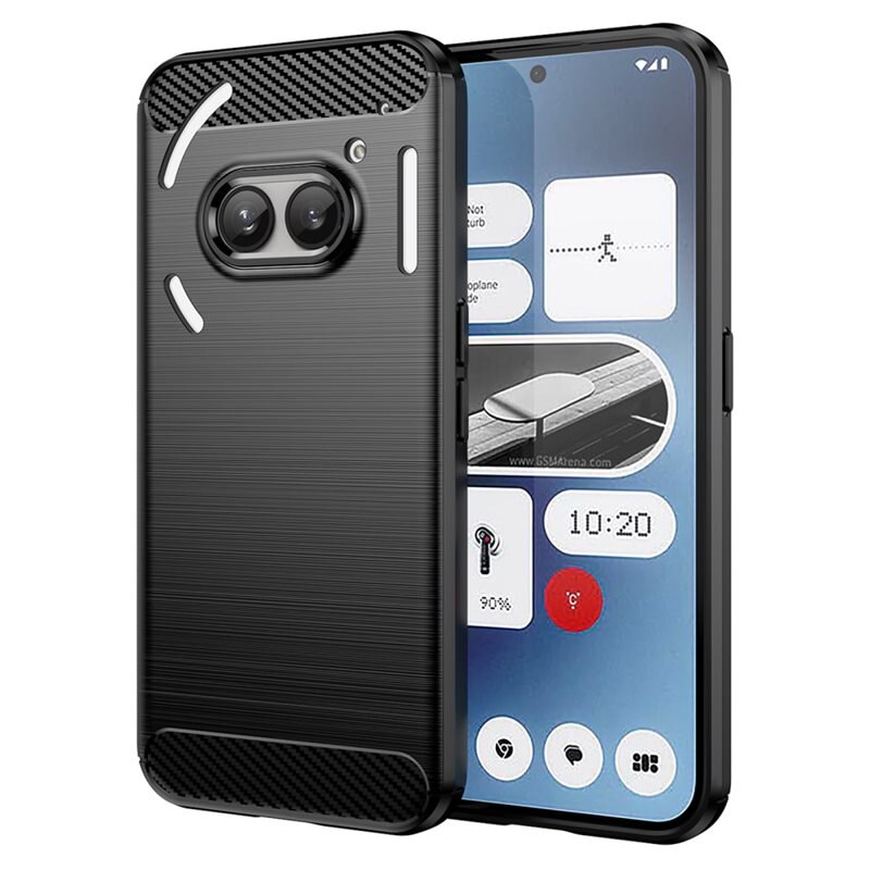 tectTech Nothing Phone 2a Deksel TPU Brushed Svart - Mobildeksel