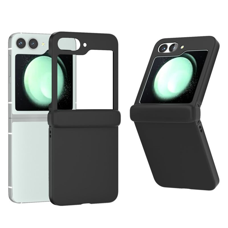 Hard Case Rubberized Hinge Protection Samsung Galaxy Z Flip 6 svart