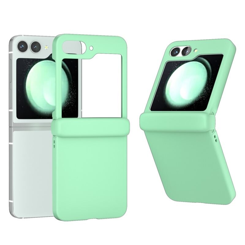 Hard Case Rubberized Hinge Protection Samsung Galaxy Z Flip 6 grønn