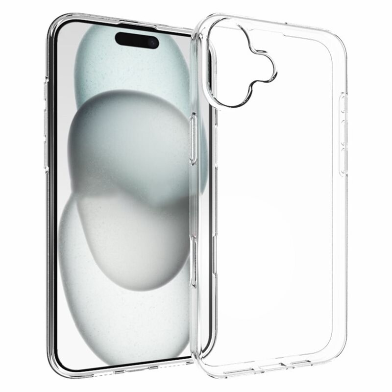 tectTech TPU Deksel iPhone 16 Plus Gjennomsiktig - Mobildeksel