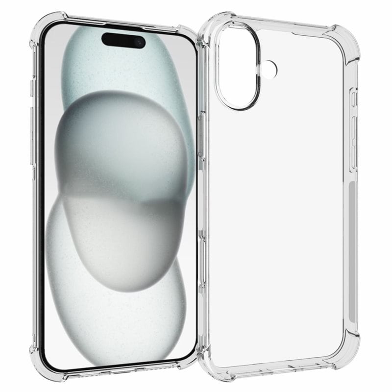 tectTech TPU Case Extra iPhone 16 Plus Clear - Mobildeksel