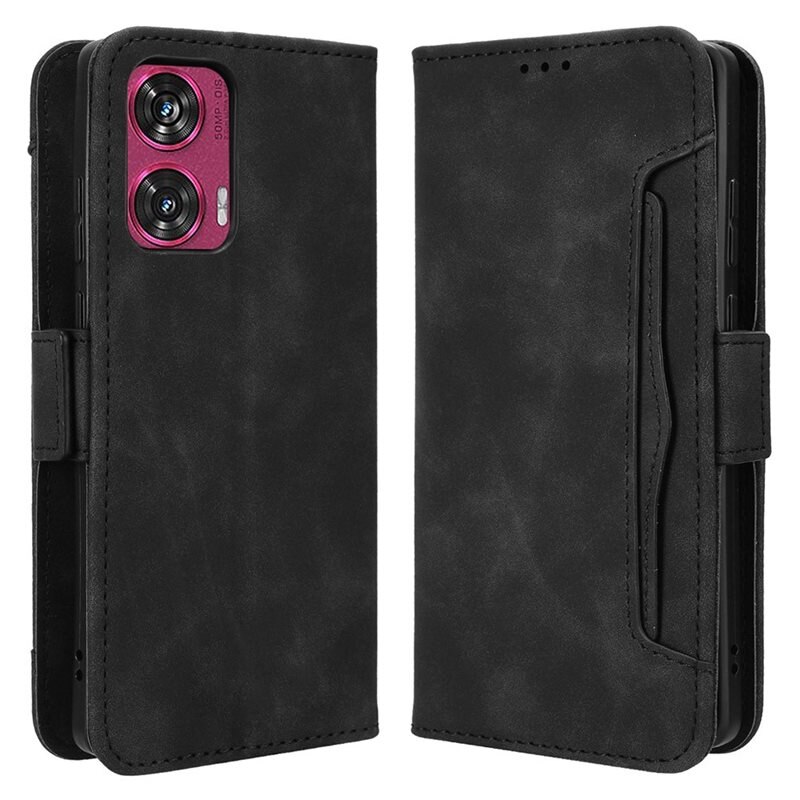 Multi Lommebokdeksel Motorola Edge 50 Fusion svart - Mobildeksel - Kortlomme og seddellomme