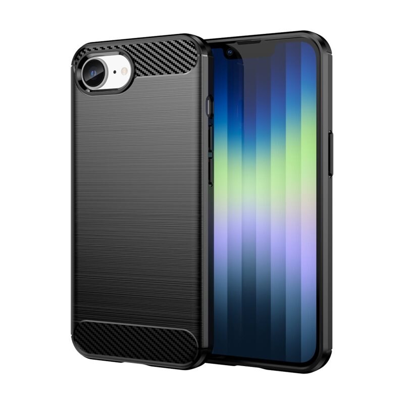 tectTech iPhone 16e Deksel TPU Brushed Svart - Mobildeksel