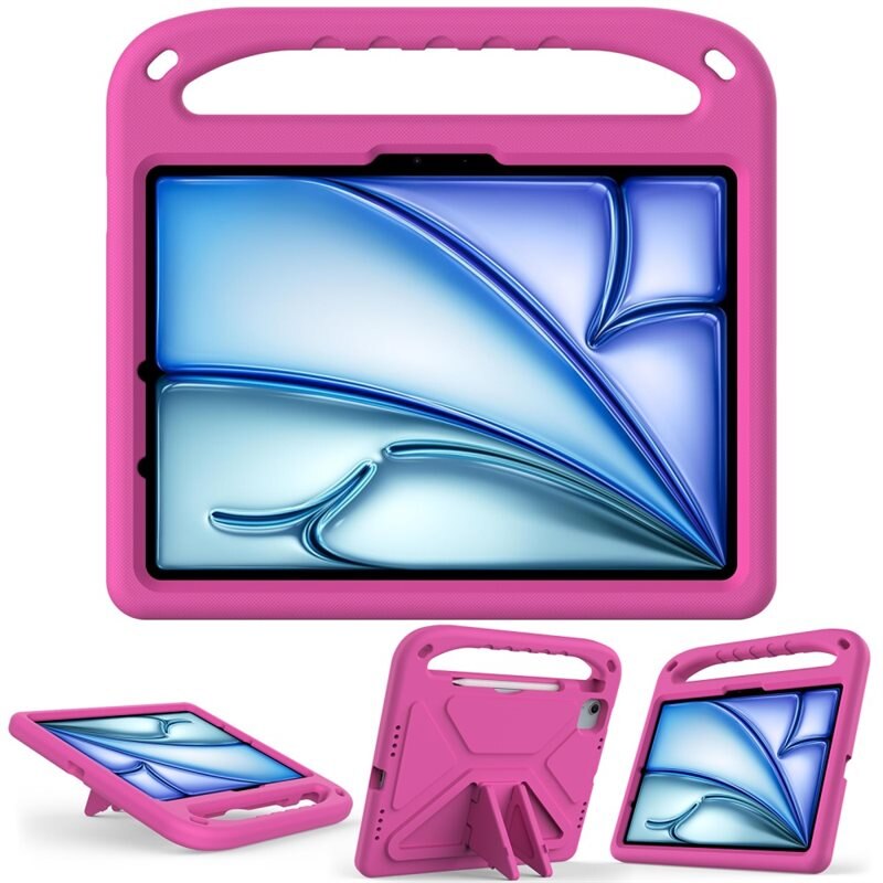 Etui EVA med håndtak for Apple iPad Pro 11 5th Gen (2024) Rosa