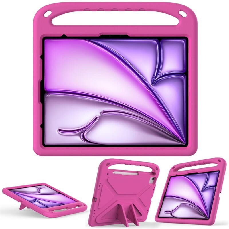 Etui EVA med håndtak for Apple iPad Air 13 (2024) Rosa