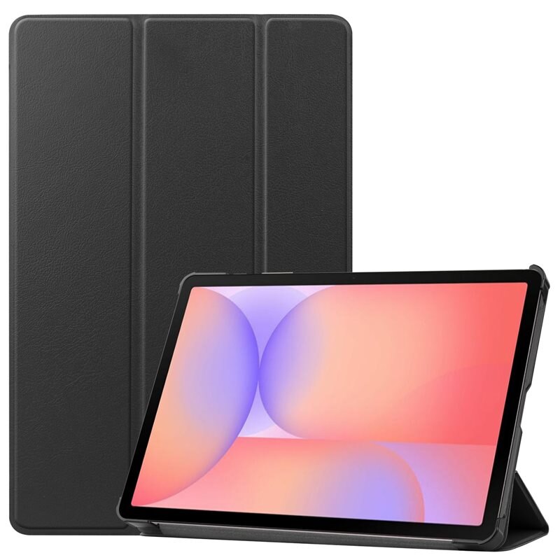 Etui Tri-fold Samsung Galaxy Tab S10 Lite Svart - Beskyttende deksel med støttefunksjon